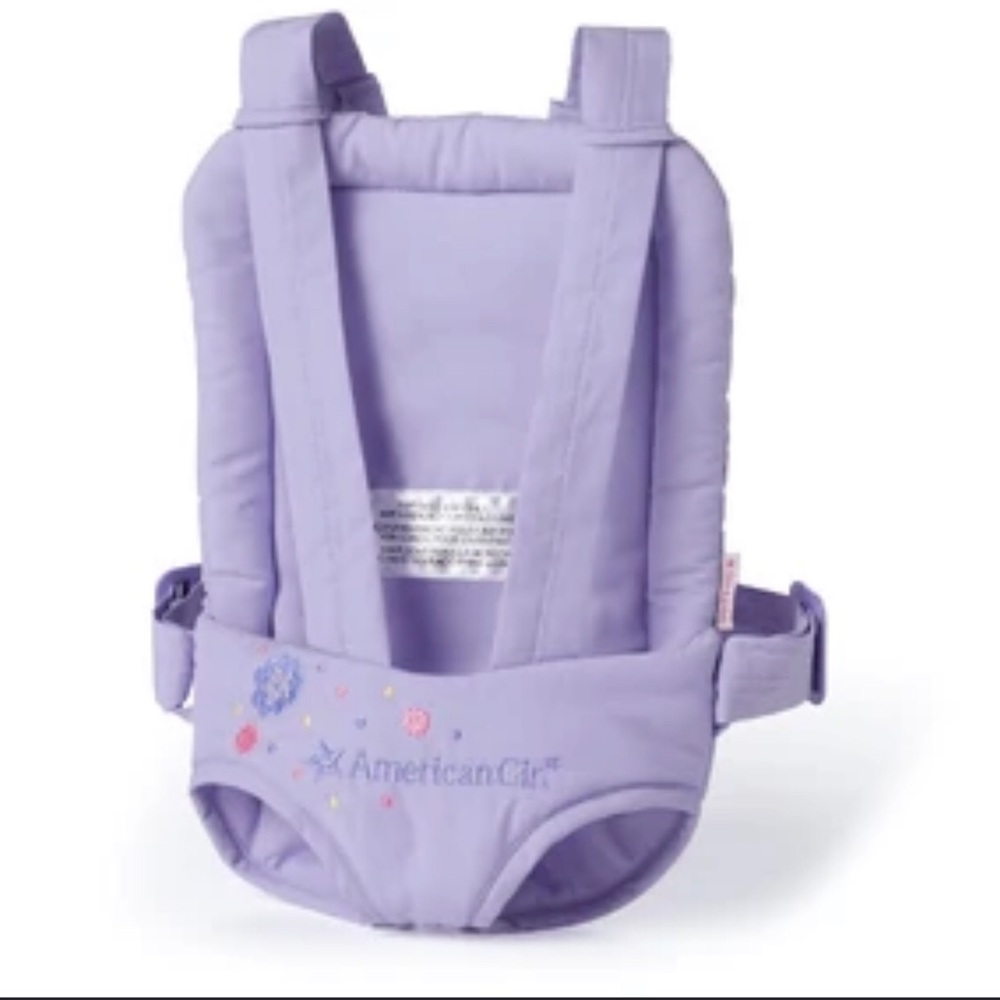American Girl Retired Bitty Baby Lavender Mommy Doll Carrier Playtime Toy
